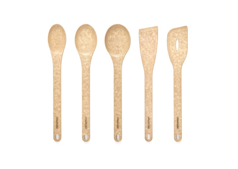 Epicurean Kitchen Series Cooking Utensils, Angled Turner, Natural - Image 3